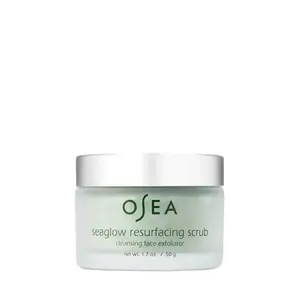OSEA Seaglow Resurfacing Scrub - Radiant Face Exfoliator with Flower Acids & Oceanic Exfoliants for Cell Renewal & Pore Minimization
